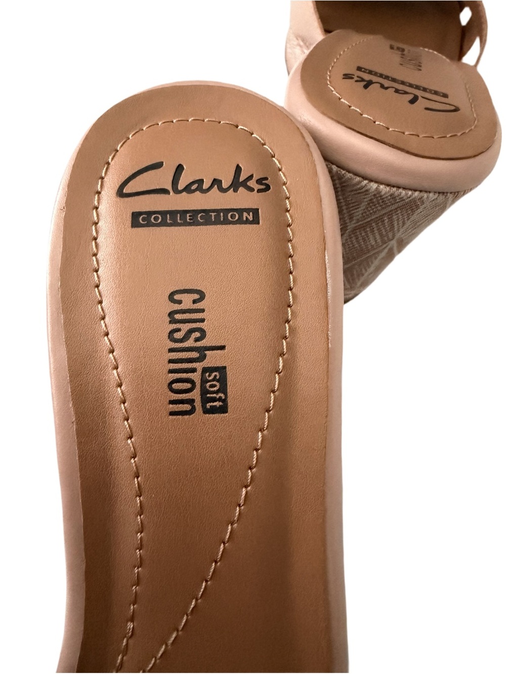 Clark’s Zia Noble Nude Leather Collection Soft Cushion Women’s 9.5 NWT - Picture 4 of 10